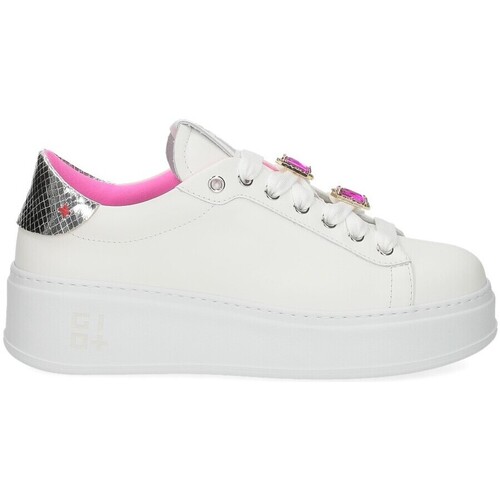 Scarpe Donna Sneakers Gio + Gio+ PIA180A combi Geco bianco argento Bianco