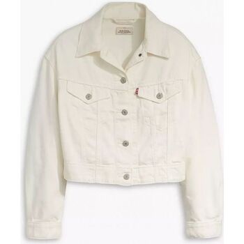 Abbigliamento Donna Giacche Levi's A7439 0002 - FEATHERWEIGHT TRUCKER-SERENITY NOW Bianco