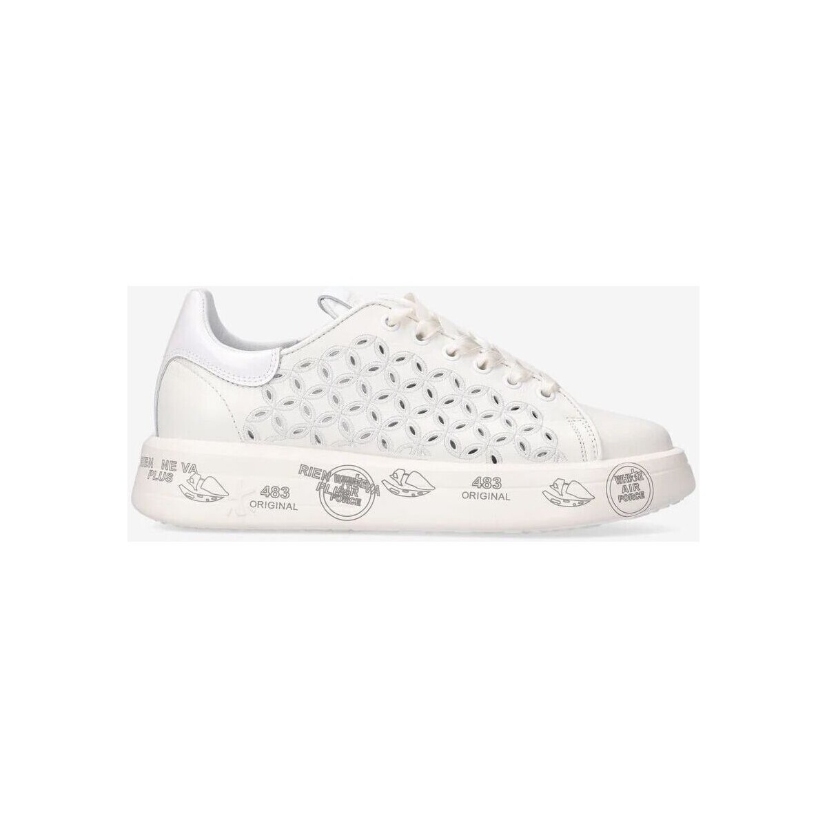 Scarpe Donna Sneakers Premiata BELLE 6283-. Bianco