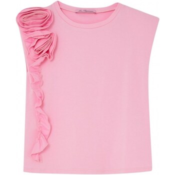 Abbigliamento Bambina T-shirt maniche corte Miss Blumarine IA4080J5003 Rosa