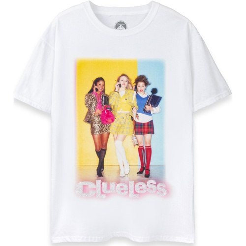 Abbigliamento Donna T-shirts a maniche lunghe Clueless NS7971 Bianco