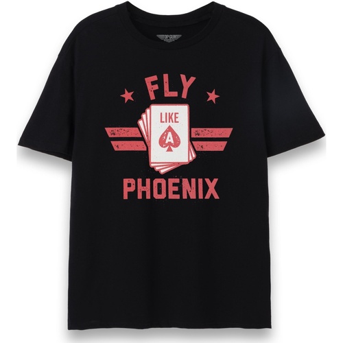 Abbigliamento Uomo T-shirts a maniche lunghe Top Gun: Maverick Fly Like A Phoenix Nero