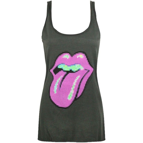 Abbigliamento Donna Top / T-shirt senza maniche Amplified Pixel Lick Multicolore