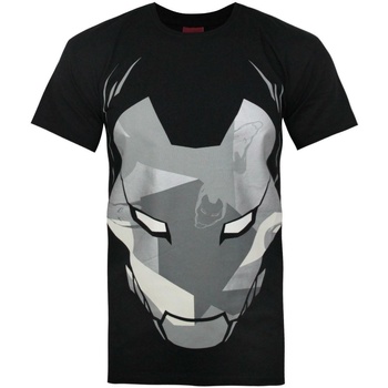 Abbigliamento Uomo T-shirts a maniche lunghe Addict Camo Mask Nero