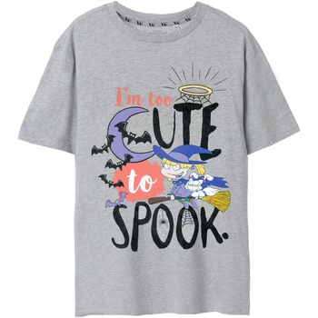Abbigliamento Donna T-shirts a maniche lunghe Rugrats I'm Too Cute To Spook Grigio