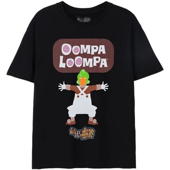 Abbigliamento Uomo T-shirts a maniche lunghe Willy Wonka & The Chocolate Fact NS7937 Nero
