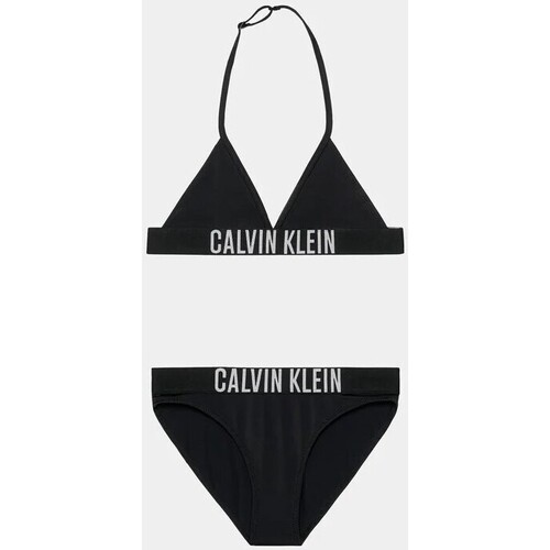 Abbigliamento Bambina Costume a due pezzi Calvin Klein Jeans Bikini A Triangolo Intense Power KY0KY00054 Nero