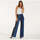 Abbigliamento Donna Jeans Moschino pantalone a palazzo in denim patchwork Blu