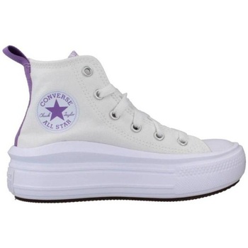 Scarpe Unisex bambino Sneakers Converse All Star Move Platform Ps Bianco