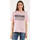 Abbigliamento Donna T-shirt maniche corte Moschino t-shirt rosa con logo Rosa