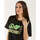 Abbigliamento Donna T-shirt maniche corte Moschino t-shirt nera con stampa Nero
