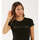 Abbigliamento Donna T-shirt maniche corte Patrizia Pepe t-shirt nera logata Nero