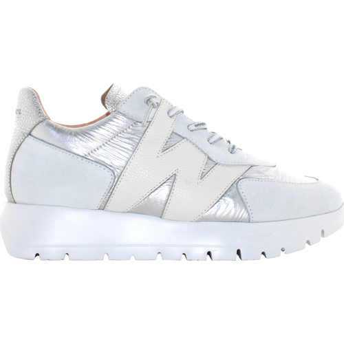 Scarpe Donna Sneakers basse Wonders donna sneakers A-2464 TREND BIANCO ARGENTO Bianco