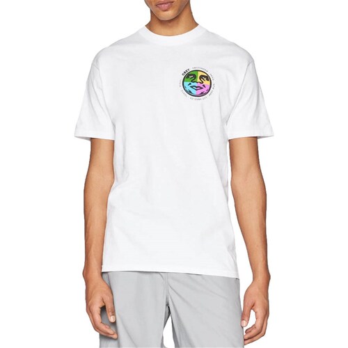 Abbigliamento Uomo T-shirt maniche corte Obey 165263716 Bianco