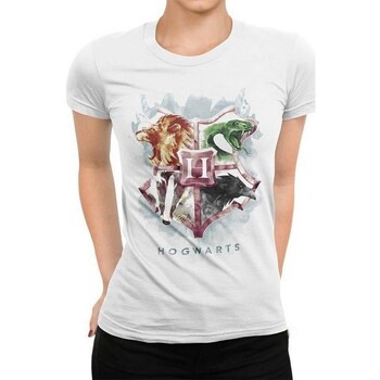 Abbigliamento T-shirts a maniche lunghe Harry Potter BN5902 Bianco