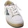 Scarpe Uomo Sneakers basse 4B12 Sneakers Uomo Bianco/Nero/Verdone Playnew-u69 Bianco