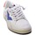 Scarpe Uomo Sneakers basse 4B12 Sneakers Uomo Bianco/Arancio/Blue Playnew-u50 Bianco