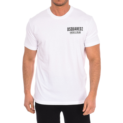Abbigliamento Uomo T-shirt maniche corte Dsquared S71GD1116-D20014-100 Bianco