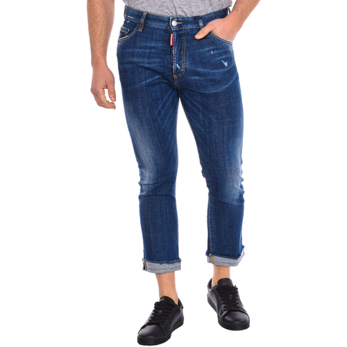 Abbigliamento Uomo Pantaloni Dsquared S71LB0238-S30342-470 Blu