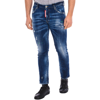 Abbigliamento Uomo Pantaloni Dsquared S71LB0635-S30342-470 Blu