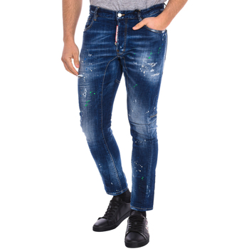 Abbigliamento Uomo Pantaloni Dsquared S71LB0636-S30342-470 Blu