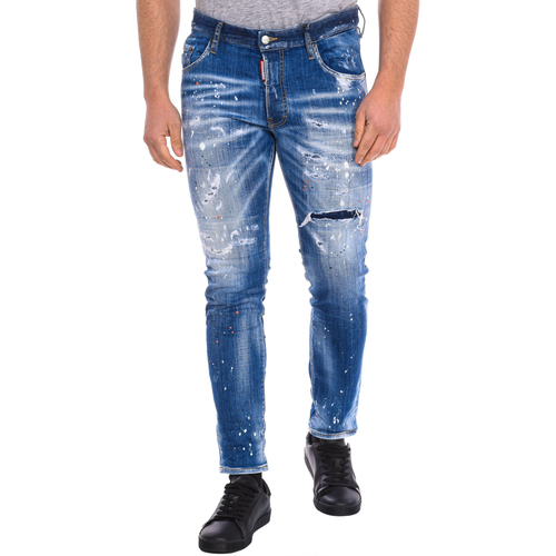 Abbigliamento Uomo Pantaloni Dsquared S71LB0952-S30342-470 Blu