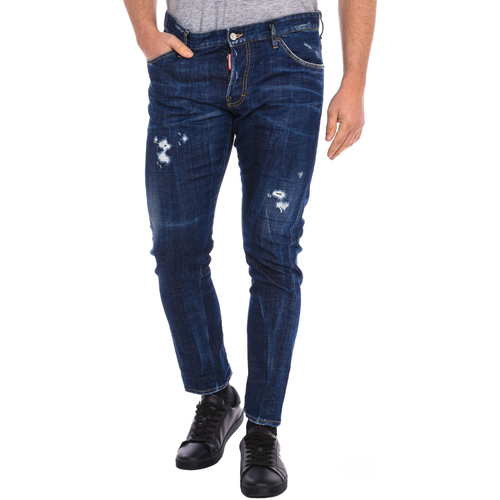 Abbigliamento Uomo Pantaloni Dsquared S71LB0989-S30342-470 Blu
