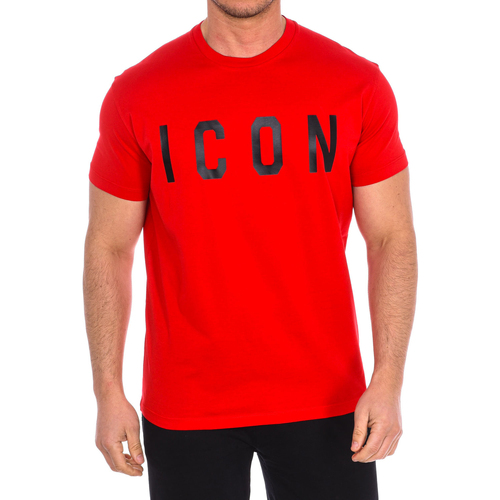 Abbigliamento Uomo T-shirt maniche corte Dsquared S74GD0601-S22427-987X Rosso