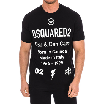 Abbigliamento Uomo T-shirt maniche corte Dsquared S74GD0746-S23009-900 Nero