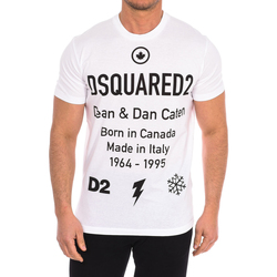Abbigliamento Uomo T-shirt maniche corte Dsquared S74GD0746-S23009-100 Bianco