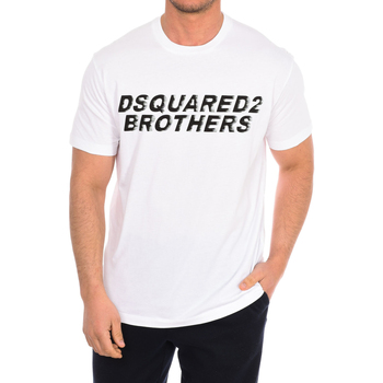 Abbigliamento Uomo T-shirt maniche corte Dsquared S74GD0825-S22427-100 Bianco