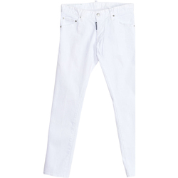 Abbigliamento Uomo Pantaloni Dsquared S74LA0883-S39781-100 Bianco