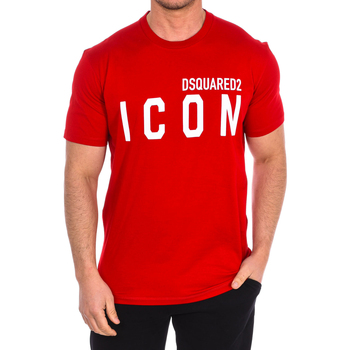 Abbigliamento Uomo T-shirt maniche corte Dsquared S79GC0003-S23009-309 Rosso