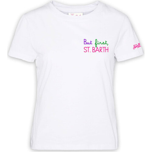 Abbigliamento Donna T-shirt maniche corte Mc2 Saint Barth CREW NECK T-SHIRT Bianco