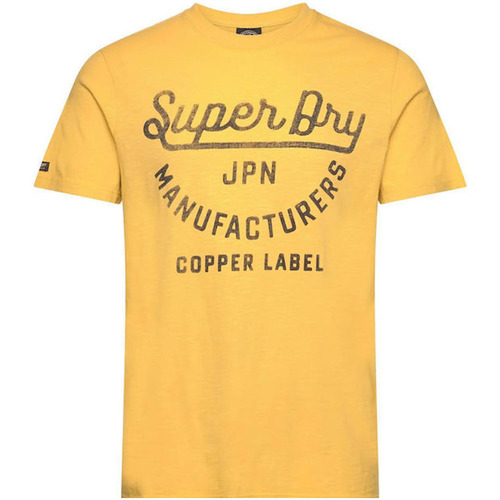 Abbigliamento Uomo T-shirt & Polo Superdry M1011905A Giallo