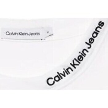 Abbigliamento Bambino T-shirts a maniche lunghe Calvin Klein Jeans IB0IB02032 Bianco