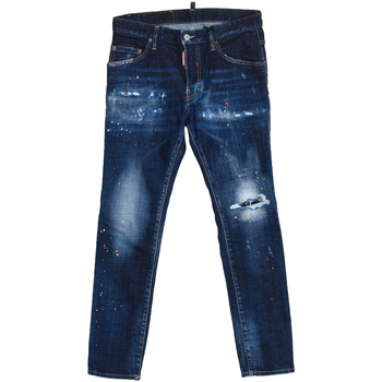 Abbigliamento Uomo Pantaloni Dsquared S74LB0835-S30664-470 Blu