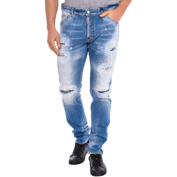 Abbigliamento Uomo Pantaloni Dsquared S74LB0978-S30664-470 Blu