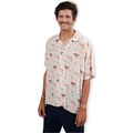 Image of Camicia a maniche lunghe Brava Fabrics Buffet Aloha Shirt - Sand