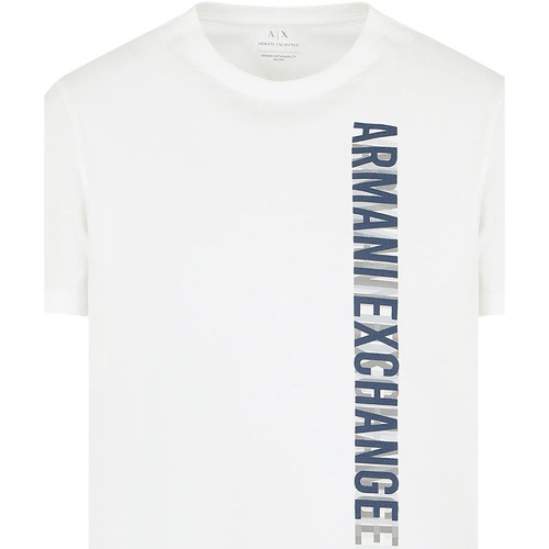 Abbigliamento Uomo T-shirt & Polo EAX 3DZTBD ZJ9TZ Bianco