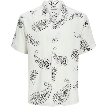 Image of Camicia a maniche lunghe Jack & Jones 12248448 ABSTRACT-CLOUD DANCER