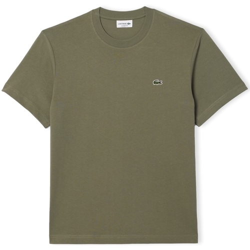 Abbigliamento Uomo T-shirt & Polo Lacoste Classic Fit T-Shirt - Vert Kaki Verde