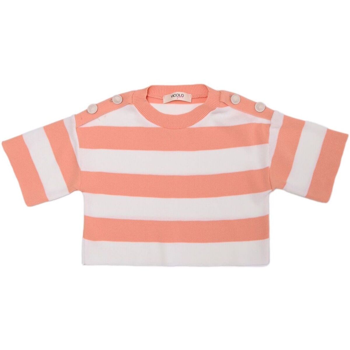 Abbigliamento Bambina T-shirt maniche corte Vicolo Maglia cropped  3146WY00175 Arancio