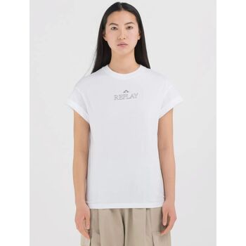 Abbigliamento Donna T-shirt & Polo Replay W3588 20994-001 Bianco