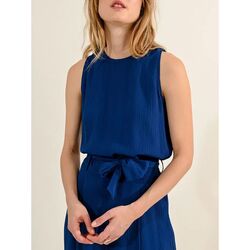 Abbigliamento Donna Top / T-shirt senza maniche Molly Bracken T1801CP-NAVY BLUE Blu