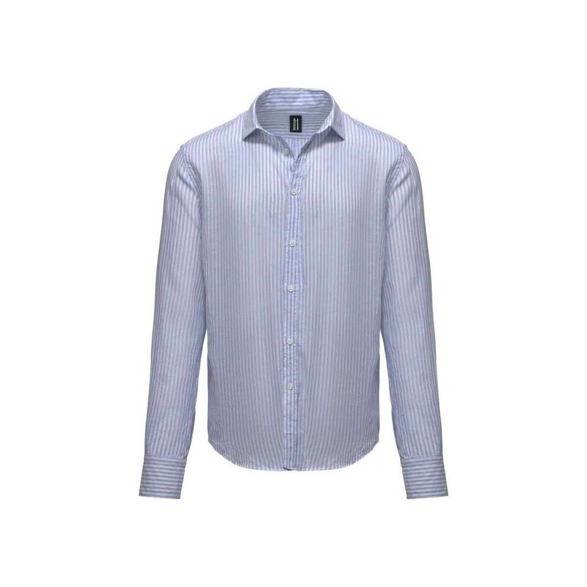 Abbigliamento Uomo Camicie maniche lunghe Bomboogie SM8444 TLRS4-23 DUSTY SKY Blu