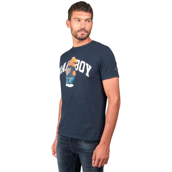 Abbigliamento Uomo T-shirt maniche corte Le Temps des Cerises Stenley Blu