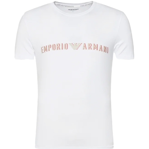 Abbigliamento Uomo T-shirt maniche corte Emporio Armani Eagle Bianco