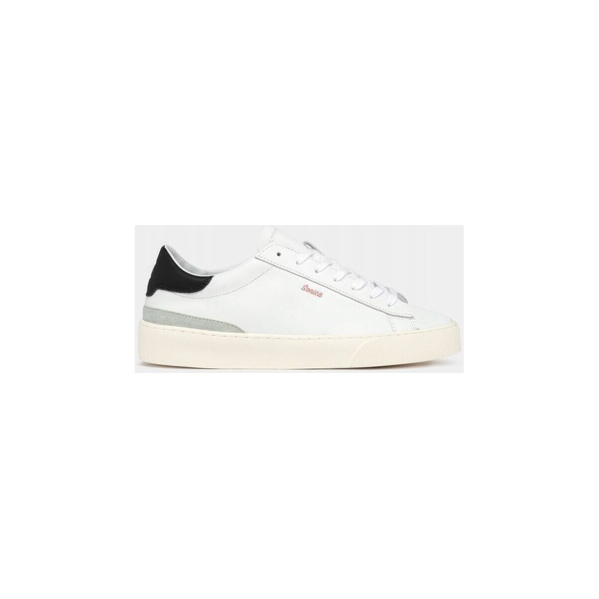 Scarpe Uomo Sneakers Date M401-SO-CA-WB - SONICA-WHITE BLACK Bianco
