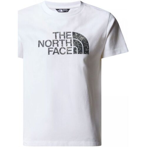 Abbigliamento Unisex bambino T-shirt & Polo The North Face NF0A87T6 B S/S EASY TEE-XOY Bianco